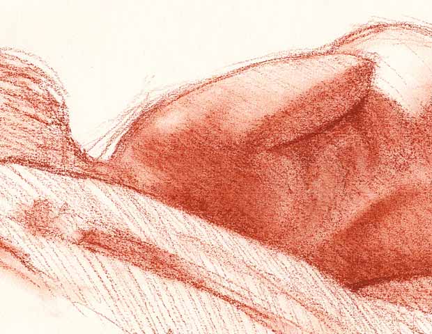 Reclining Nude from the Back - Detail 1