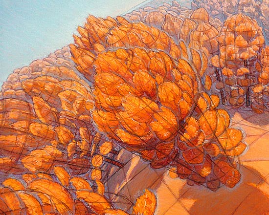 From the Foot-Bridge Through the Forest - Detail 2
