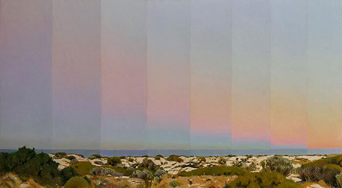 Soft Colours in the Western Sky Before Sunrise