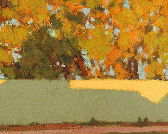 Tamarisks, Late Afternoon - Detail 2