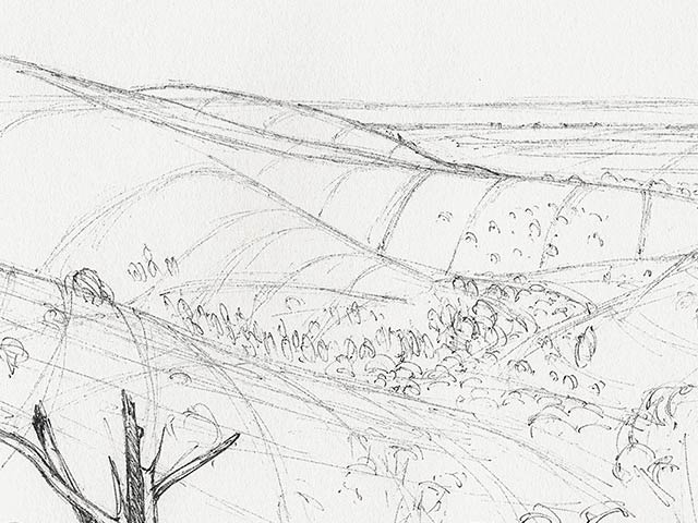 View Through the Adelaide Hills - Detail 1