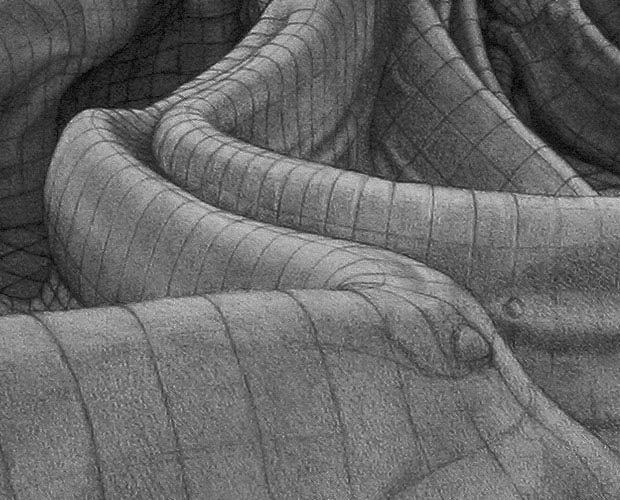 Study of Forms Like Flowing Lava - Detail 4