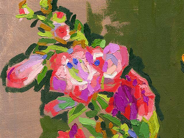 Freesias in a Glass - Detail 3