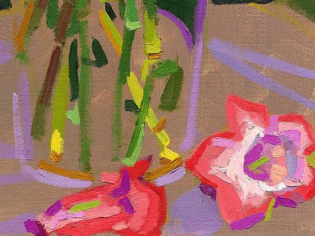 Freesias in a Glass - Detail 4