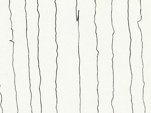 Slow Downward Lines and Circles, During a Bus Trip - Detail 3