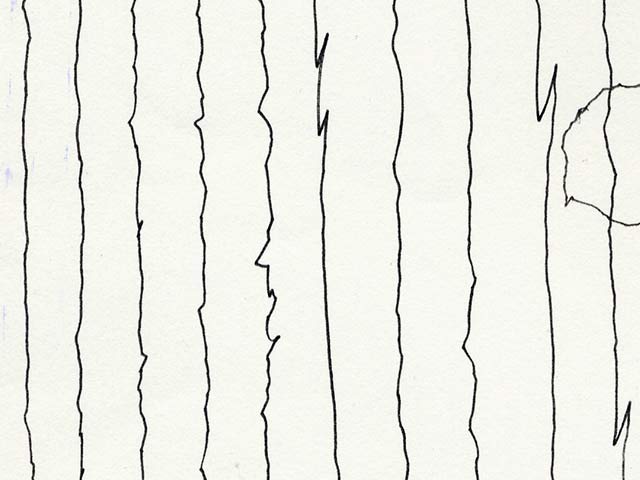 Slow Downward Lines and Circles, During a Bus Trip - Detail 4