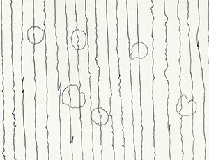Slow Downward Lines and Circles, During a Bus Trip