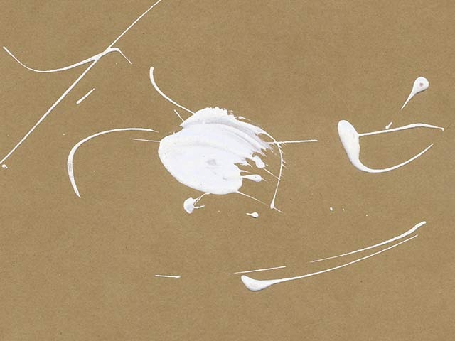 Gesso Action Abstract 6 - Detail 3