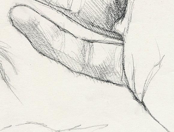 Studies of My Fingers - Detail 4