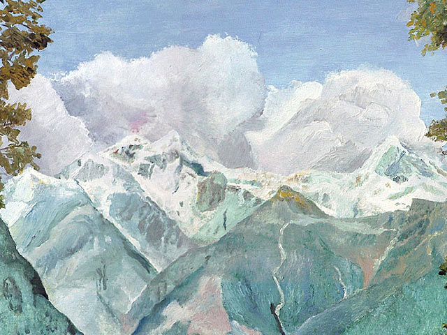 View of Mount Cook - Detail 1