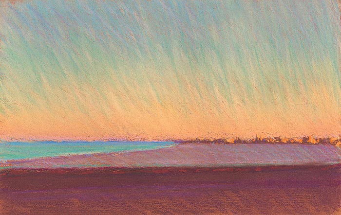 Looking North Along Glenelg Beach, Early Morning