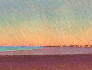 Looking North Along Glenelg Beach, Early Morning