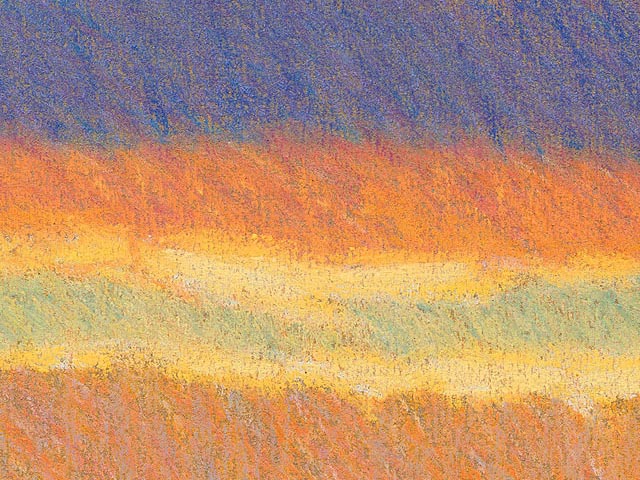 Sunset with Wide Cloud Bands - Detail 2